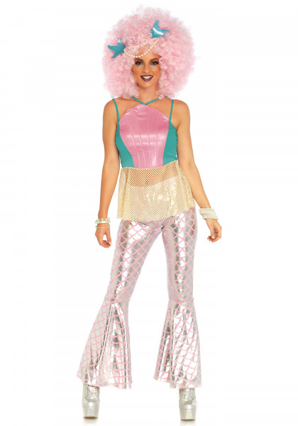 Kostüm-Set Disko Meerjungfrau 3-teilig