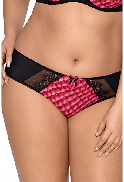 Panty mit Muster pink - Queensize