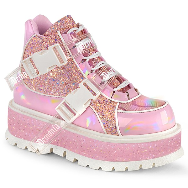 SLACKER-50 in Farbe P0629| Baby Pink Hologramm Baby Pink Multi Glitter