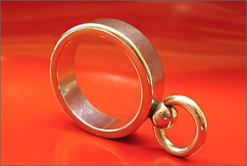 Ring der O - schmal - 925er Silber